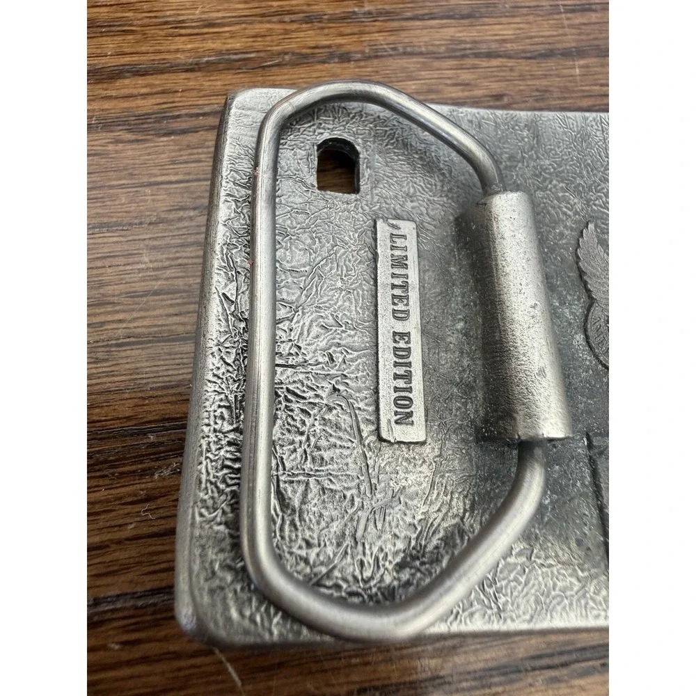 Vintage Mobil Safe Years Pegasus Belt Buckle Limited Edition Mobil‎ Oil